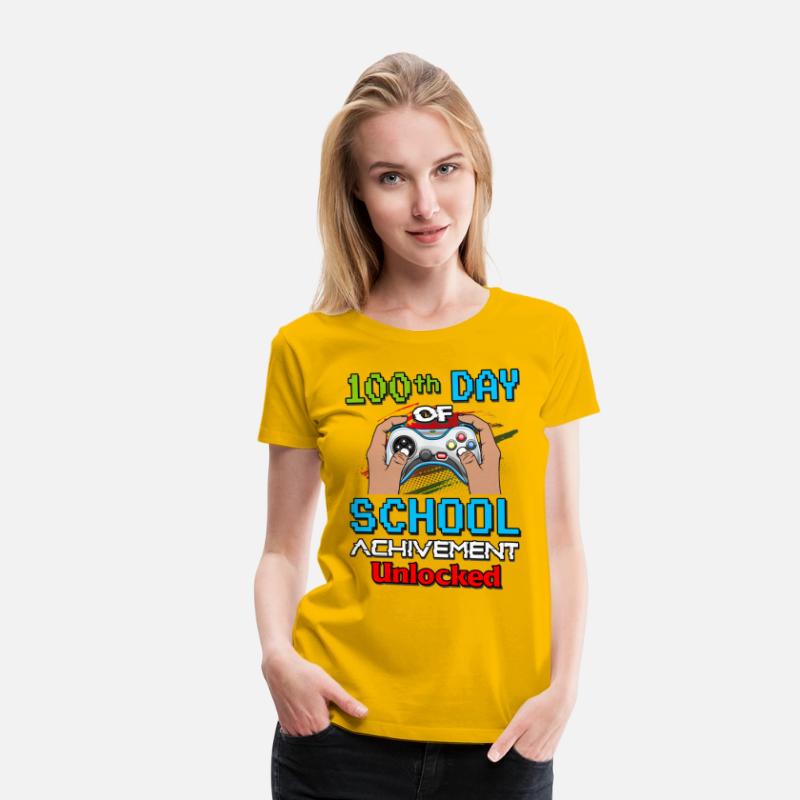 100th Day Of School Shirt Achievement Unlocked