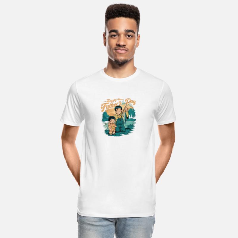 Anime Father's Day with Son Fishing