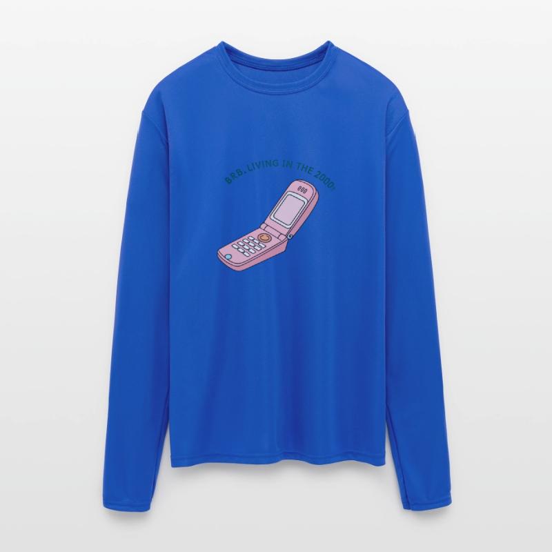 BRB Living In 2000s Flip Phone Y2K