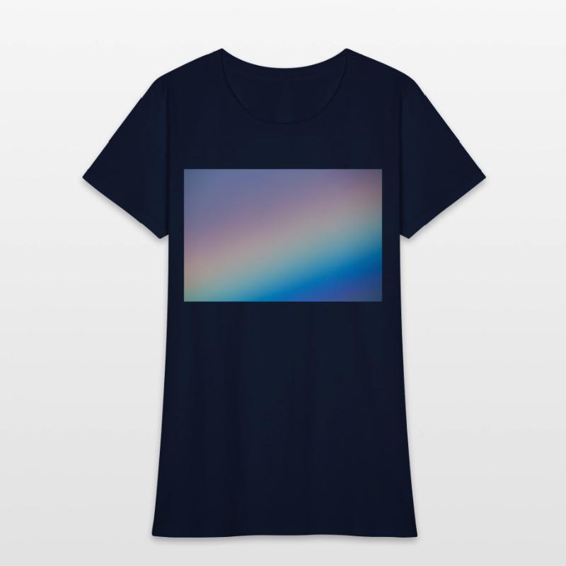 Closeup of a beautiful rainbow in the morning sky.