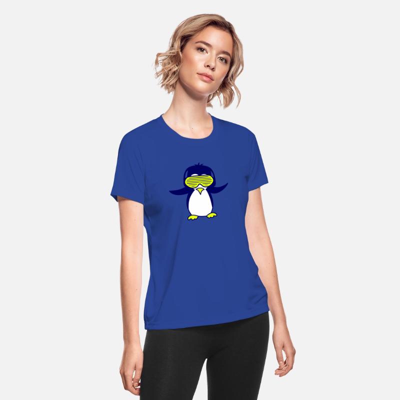 Cool Funny DJ Penguin Bird Animal Music Club Party