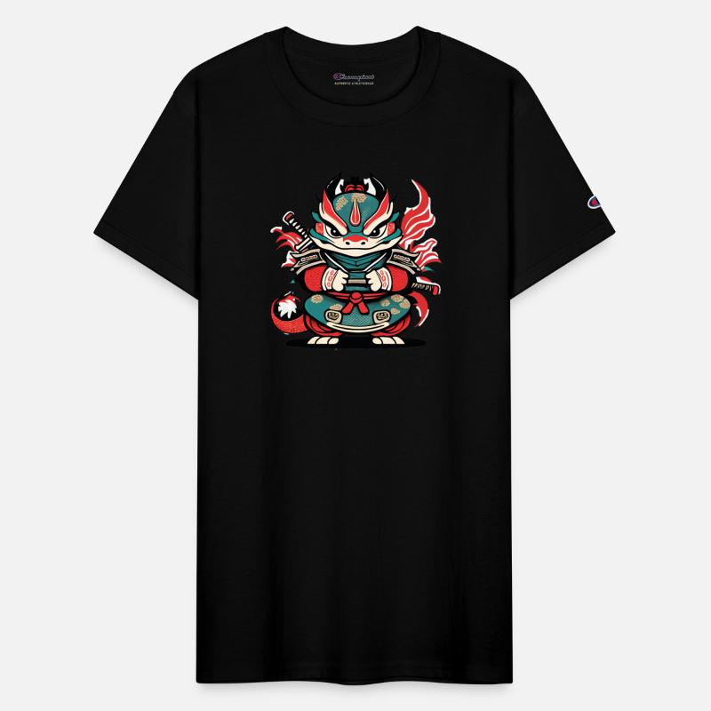 Cute & Funny Whimsical Ninja Dragon:
