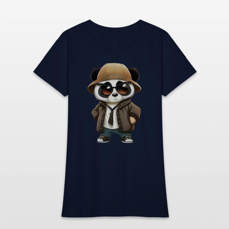 Cute gangster comic Panda wearing.