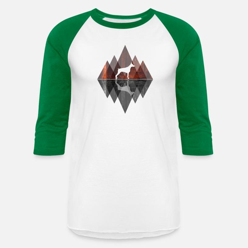 Doberman abstract - Geometry Dog Triangle