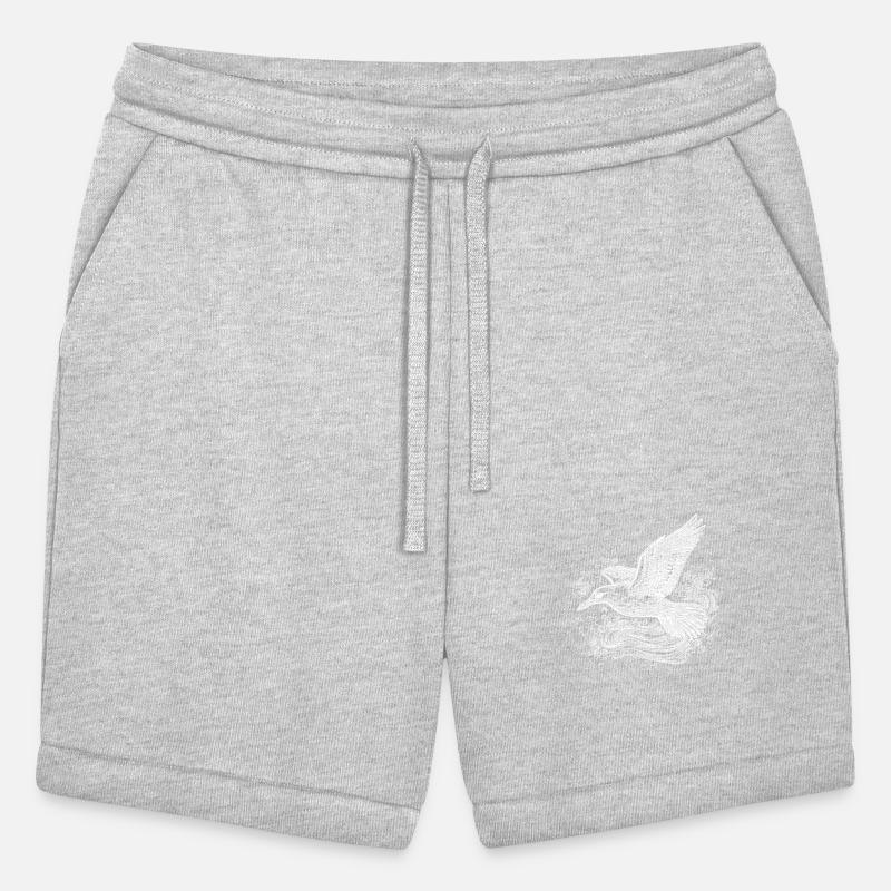 Elegant Flying Seagull Over The Water