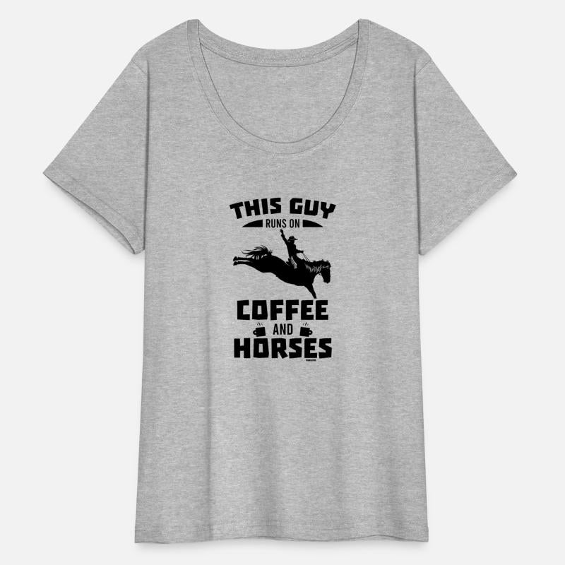 Father's day horse ride man rodeo coffee