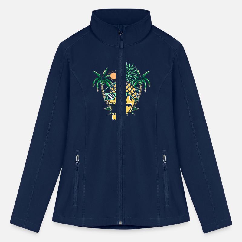 Funny pineapple skull