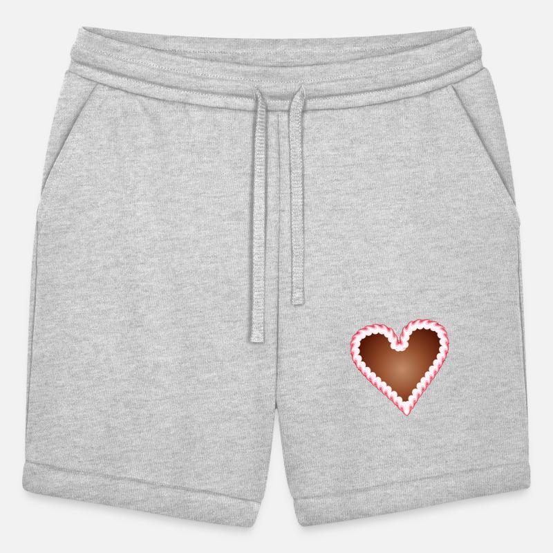 Gingerbread heart folk festival with icing