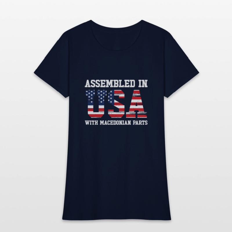 Macedonian American Patriot USA Grown Macedonia