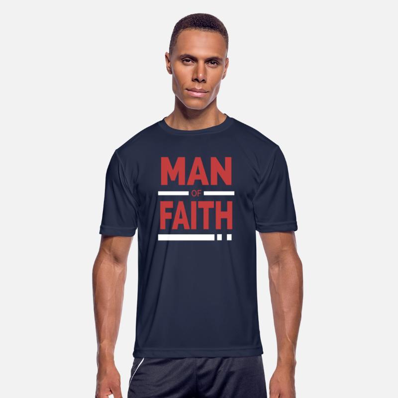 Man of faith typography
