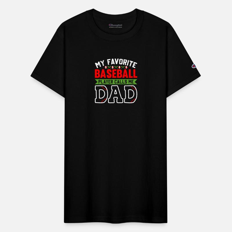 Mens Baseball Player Calls Me Dad T-shirt
