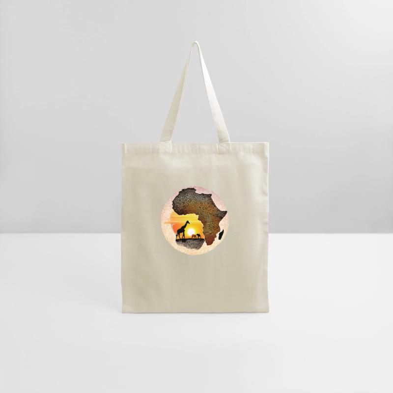 Safari Silhouette Africa Art Print - Sunset