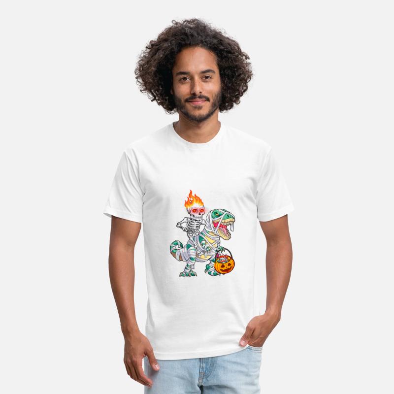 Skeleton Riding Dinosaur Funny Pumpkin Halloween