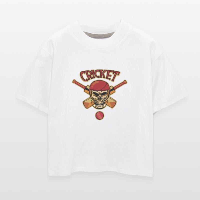 Skull And Cricket Bats Cricket Graphic