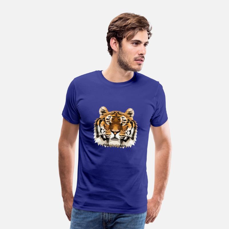 Tiger | Polygon Tiger Head | Low Poly Wild Cat