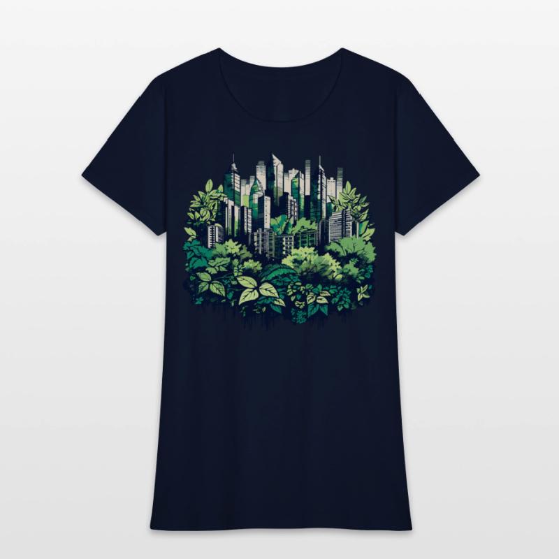 Urban jungle - skyline meets nature