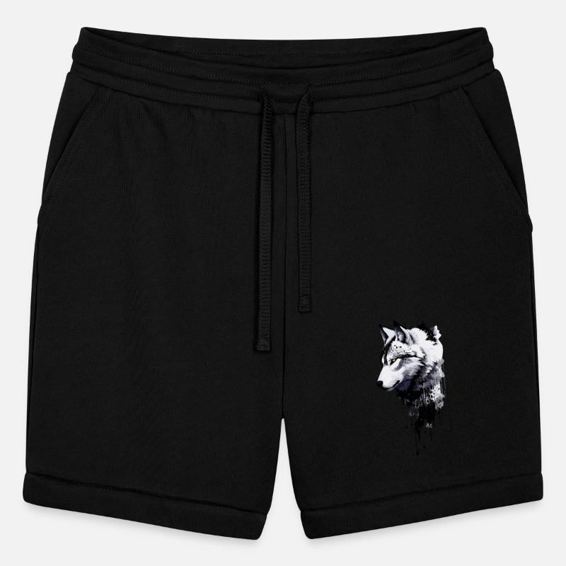 Wolf white and black