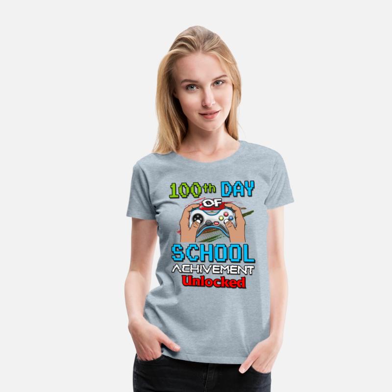 100th Day Of School Shirt Achievement Unlocked