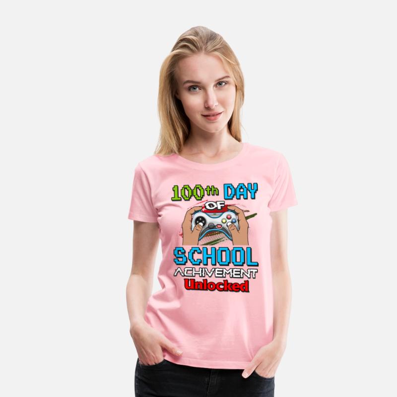 100th Day Of School Shirt Achievement Unlocked