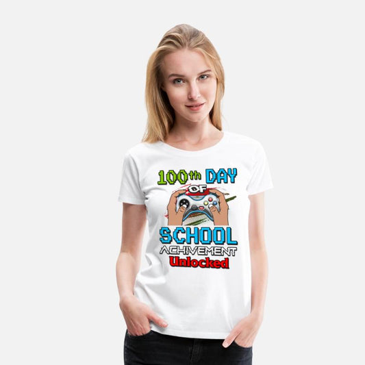 100th Day Of School Shirt Achievement Unlocked