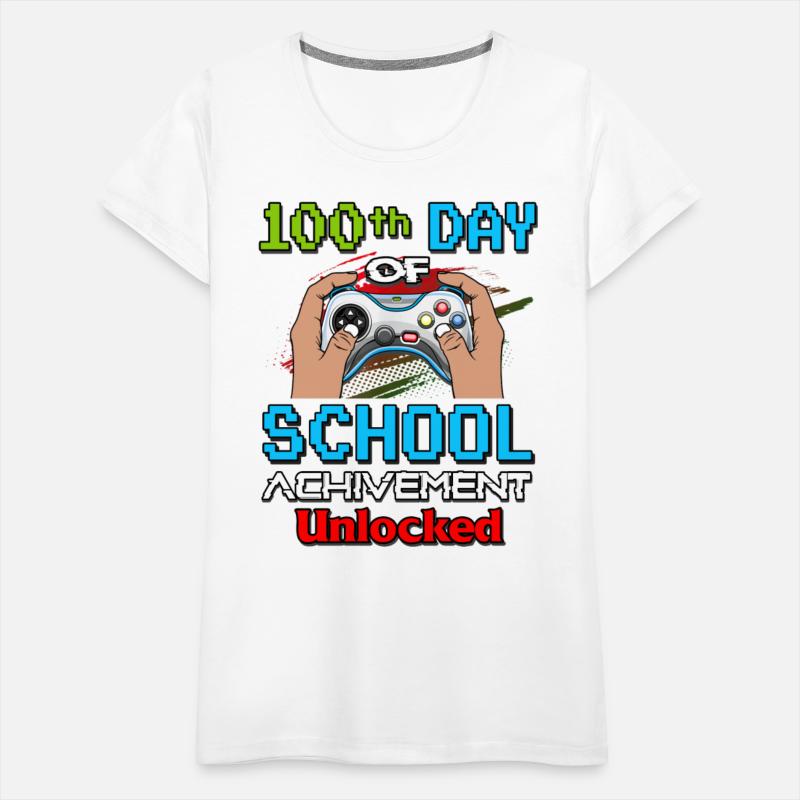 100th Day Of School Shirt Achievement Unlocked