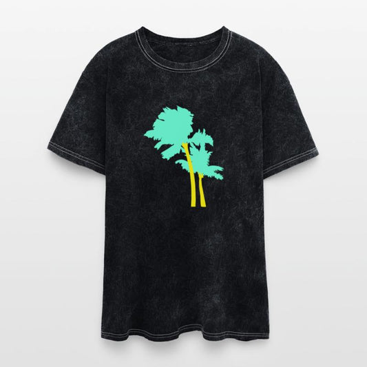 2 Palm Trees Island Tree Beach Vacation Summer Sea