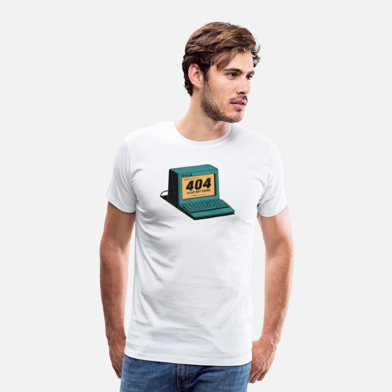 404 Sleep Not Found - Retro Computer Design