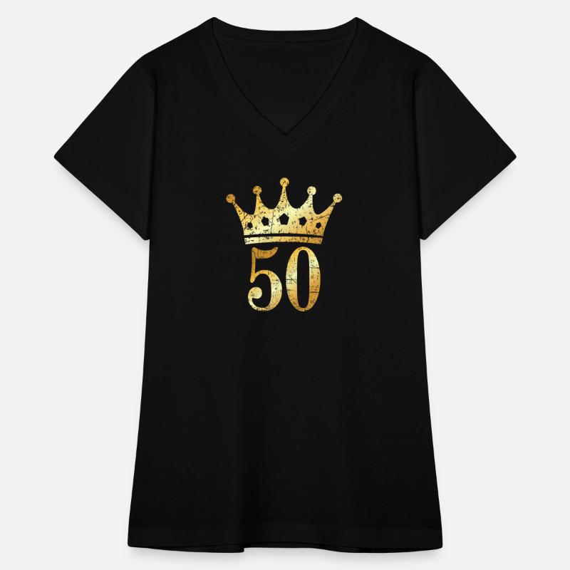 50th Birthday & Anniversary Crown (Golden-Yellow)