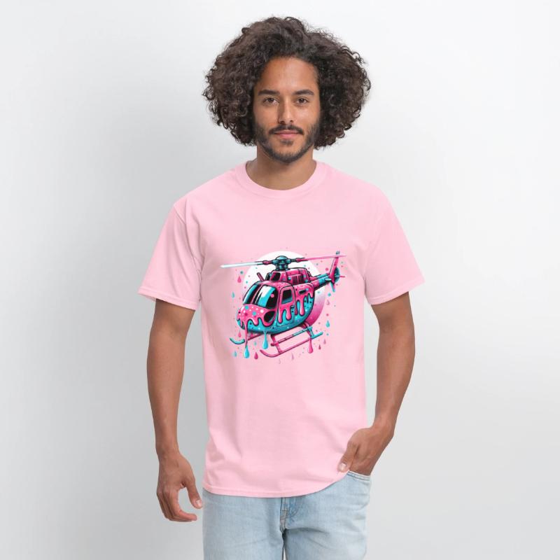 A Helicopter Decorated With Ice Cream