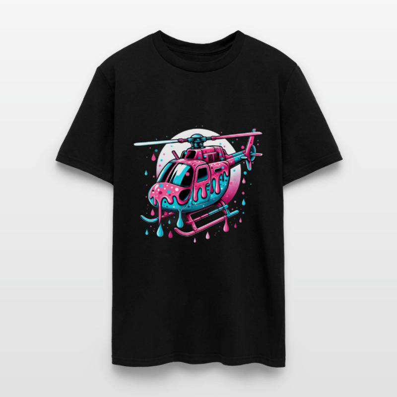 A Helicopter Decorated With Ice Cream