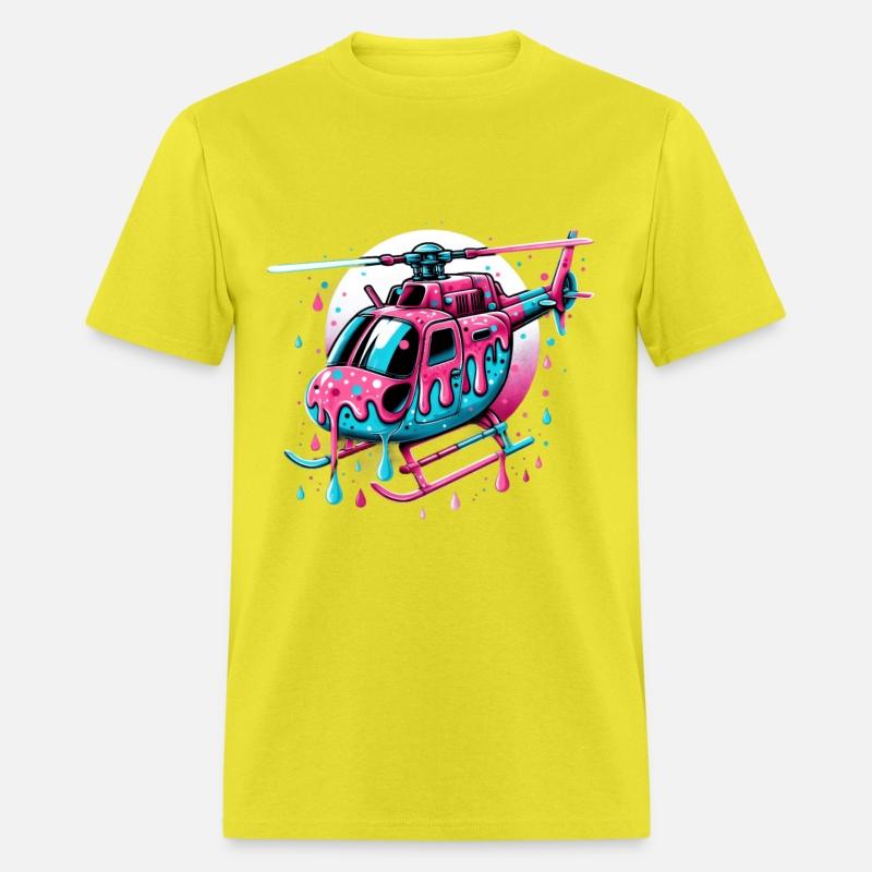 A Helicopter Decorated With Ice Cream