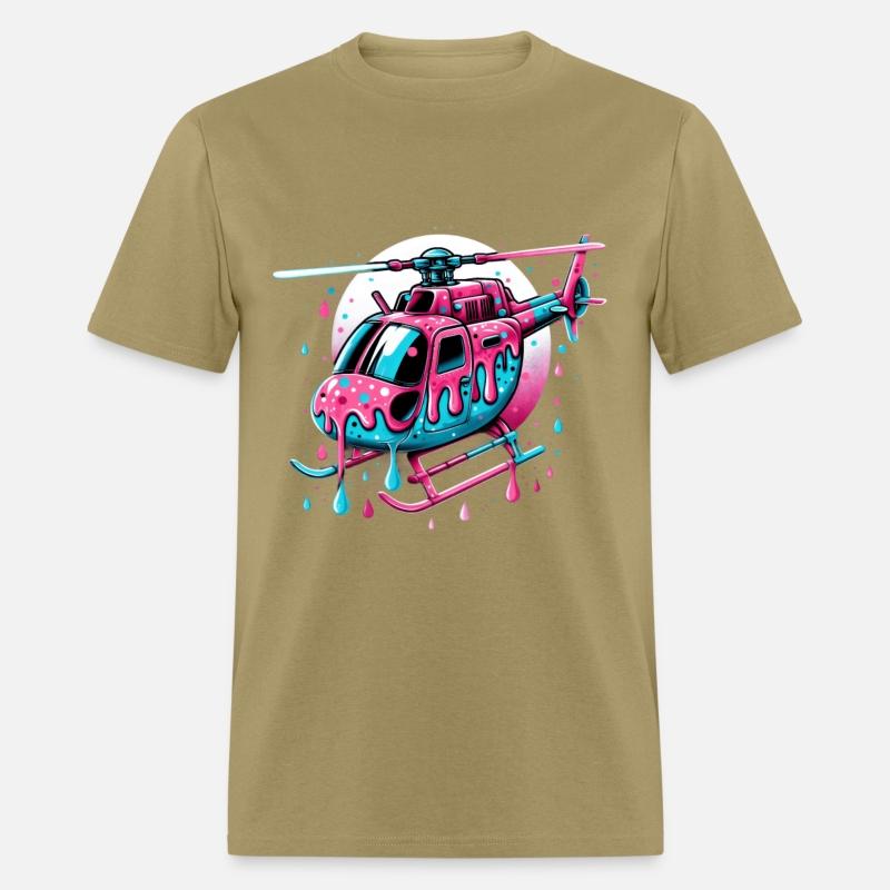 A Helicopter Decorated With Ice Cream