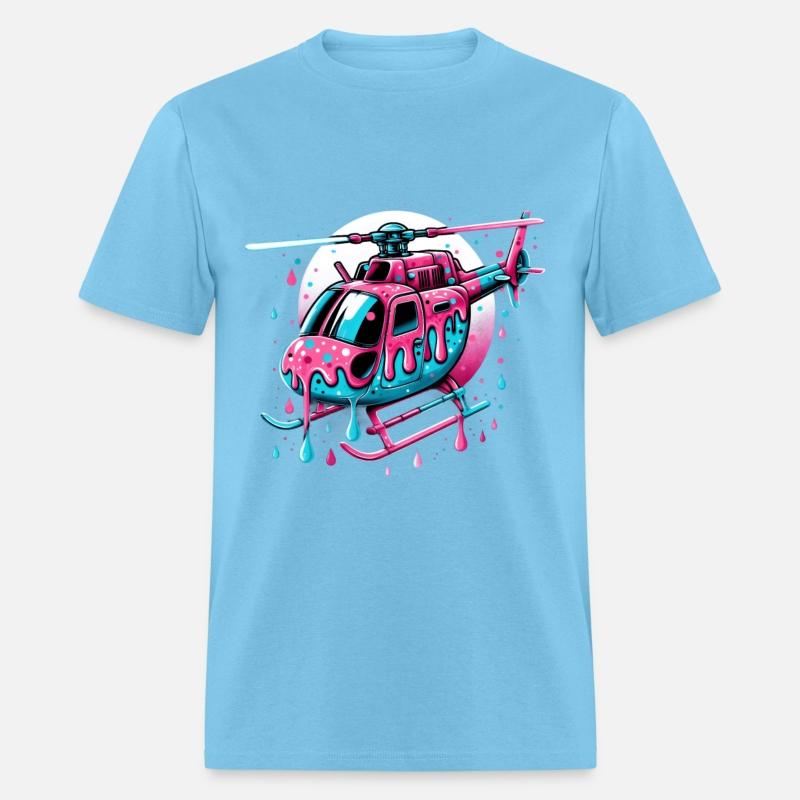 A Helicopter Decorated With Ice Cream