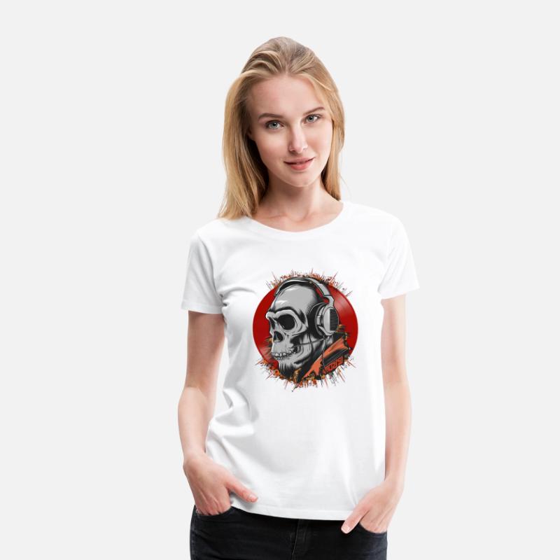 A Monkey Skull Wearing Gaming Headphones