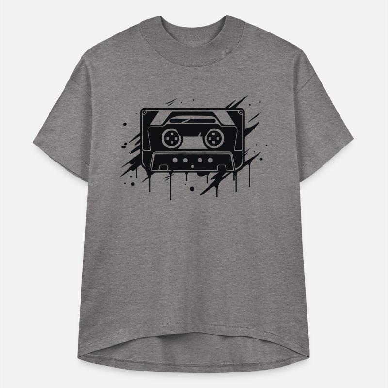 A vintage-inspired illustration of cassette tape