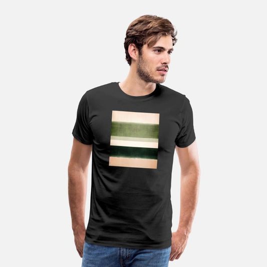 Abstract Green Stripe Design