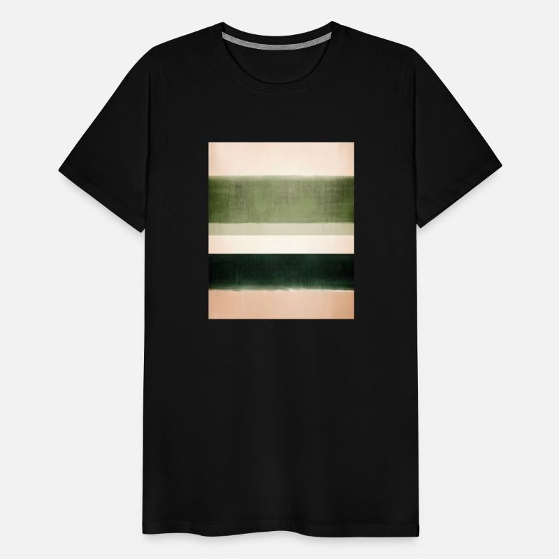 Abstract Green Stripe Design
