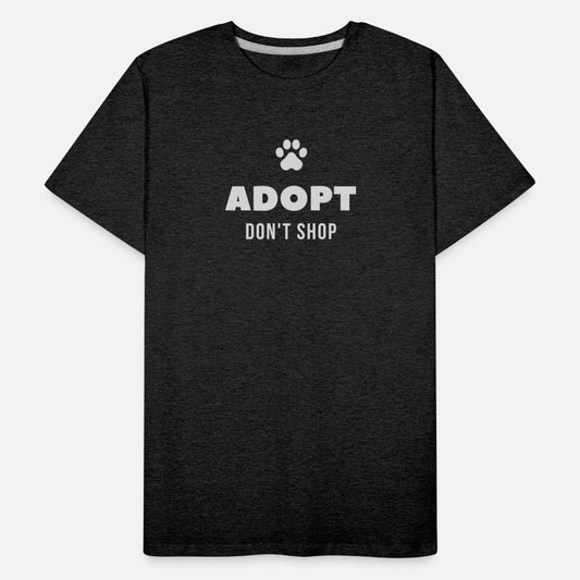 ADOPT DON'T SHOP with Paw Print Design