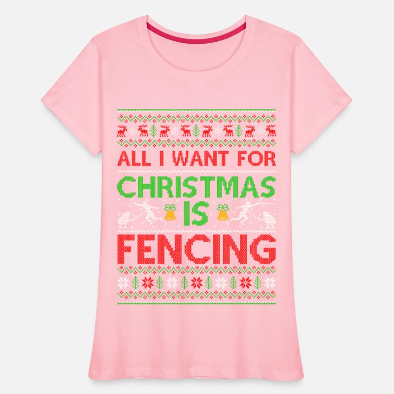 All I Want For Christmas Is Fencing Ugly Christmas