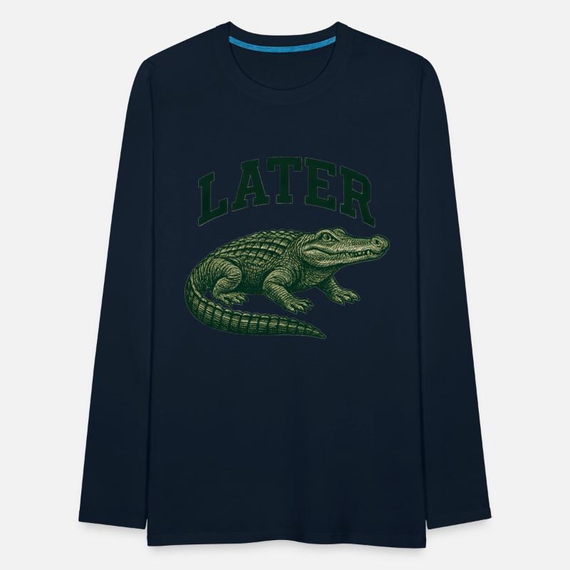 Alligator with Latter Text Illustration