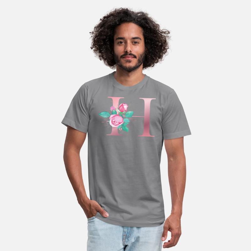 ALPHABET LETTER H IN FLORAL STYLE