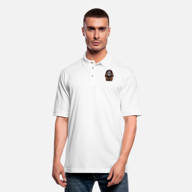 Ancient Egyptian Funerary Mask With Silver Face