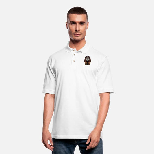 Ancient Egyptian Funerary Mask With Silver Face