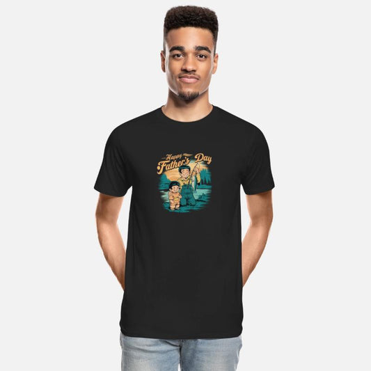 Anime Father's Day with Son Fishing