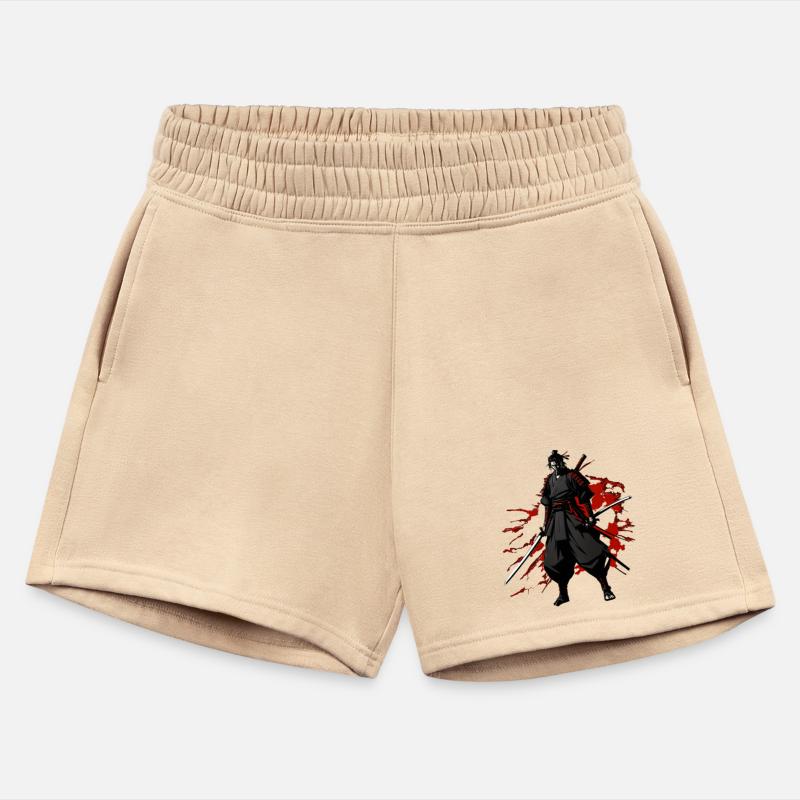 Anime Samurai Hero in Black Kimono