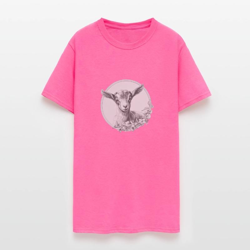 Baby goat portrait pencil sketch