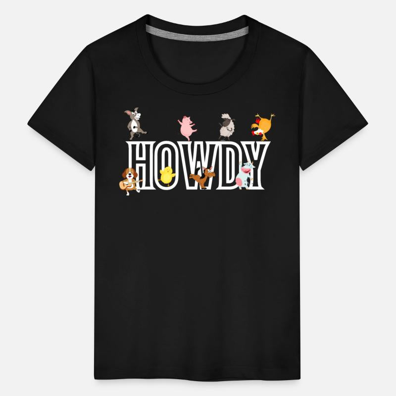Barn Animal Howdy Party - White