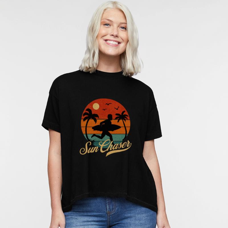 Beach Summer Vacation - Retro Sun Chaser