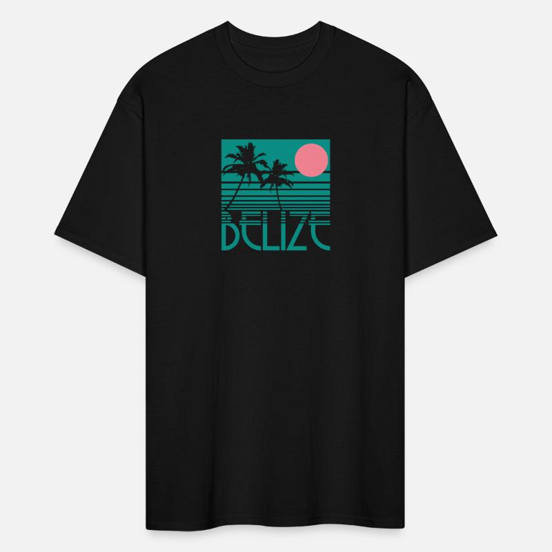 Belize Palm Trees Surf