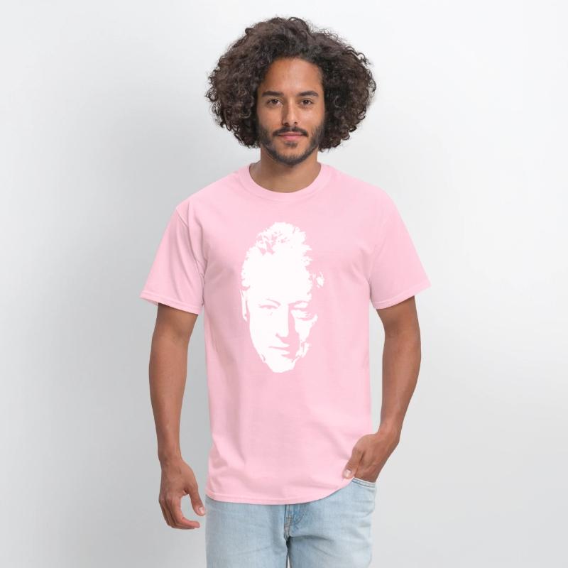 Bill Clinton White On Black Pop Art